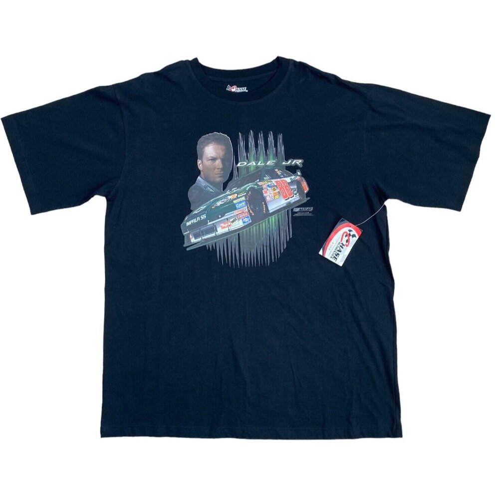 Chase Nascar Dale Jr #88 T-Shirt‎ Mens XLT Black Impala SS Racing Green Graphics